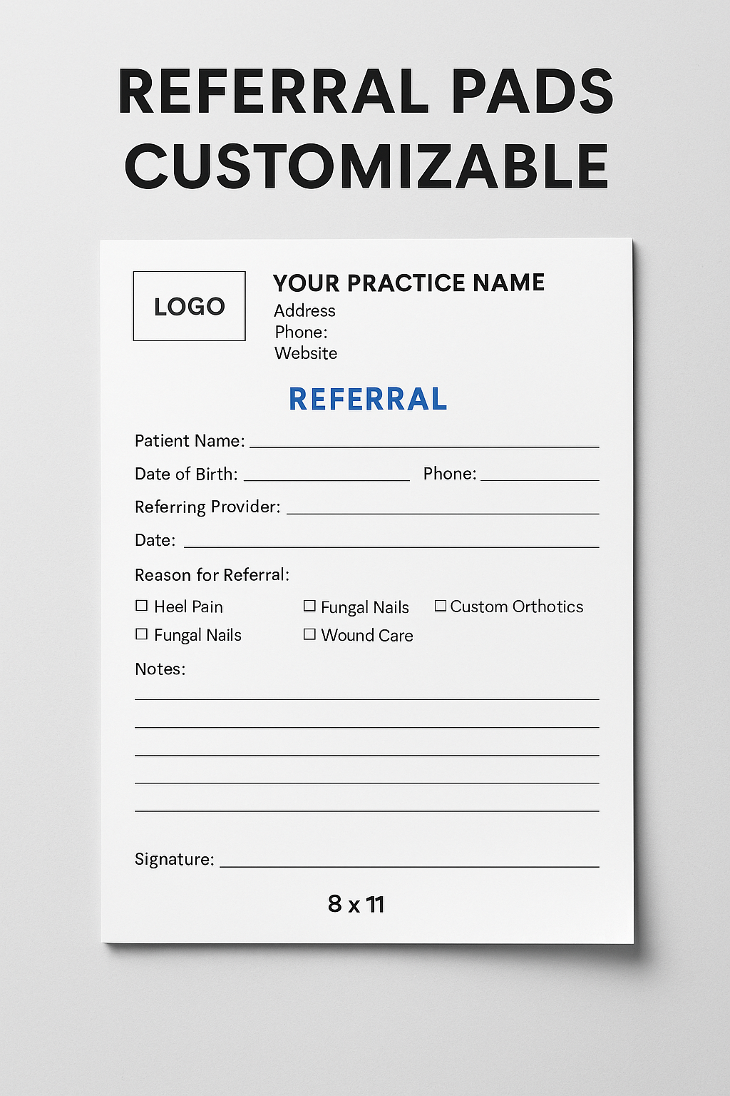REFERRAL PADS - PROFESSIONALS