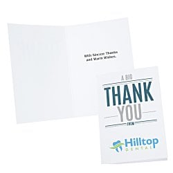 CARD GREETINGS WITH ENVELOPE - PERSONALIZED 50 PCS